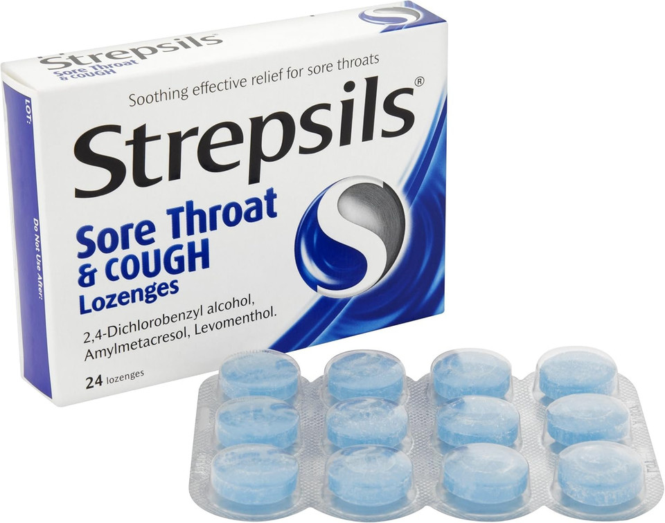 Strepsils Sore Throat and Cough Lozenges, 24 Lozenges