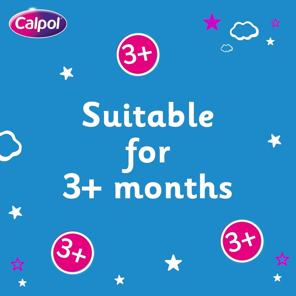 Calcough Infant Syrup Apple Flavour 3+ Months (1 x 125ml), Colour and Sugar-Free Cough Syrup for Soothing Relief from Tickly & Dry Cough, Non-Drowsy Cough Medicine for Babies from 3 Months