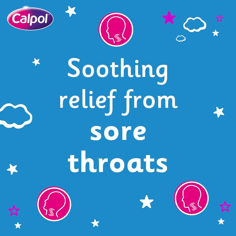 Calcough Children's Syrup, Cough & Sore Throat Relief for 1+ Year, Blackcurrant Flavour, 125ml