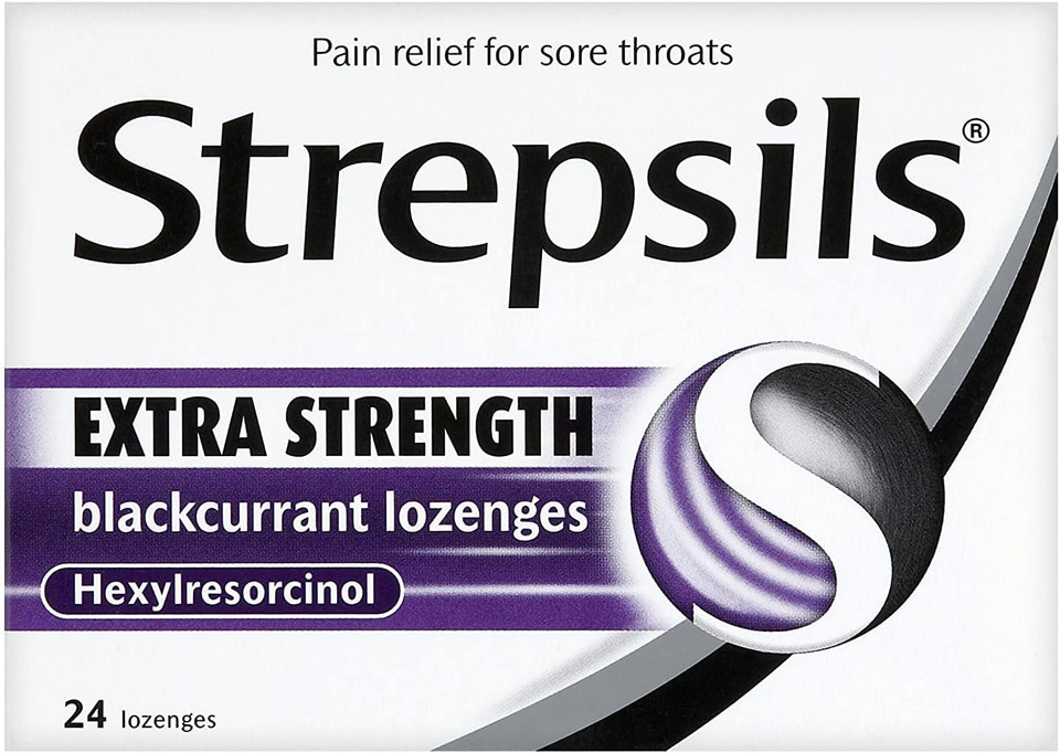 Strepsils Lozenges Extra Blackcurrant 24