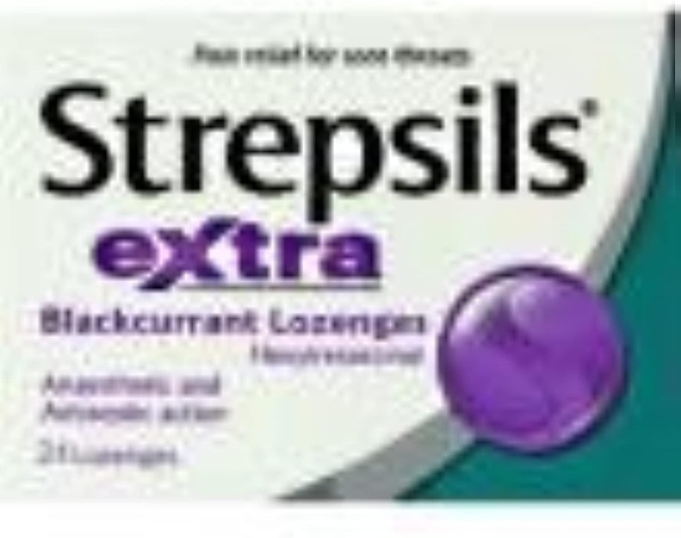 Strepsils Lozenges Extra Blackcurrant 24