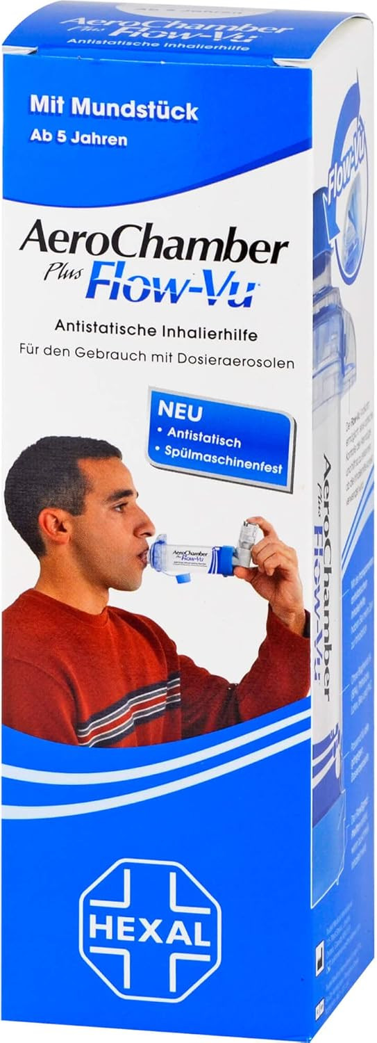 Aerochamber Inhalation Aid for Adults and Children with Mouthpiece, Pack of 1