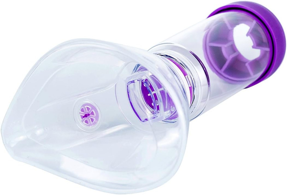 uwows Inhaler Spacer Aerochamber Chamber for Adult,Children,Aroesol Asthma,Three Size for Choose (Large)