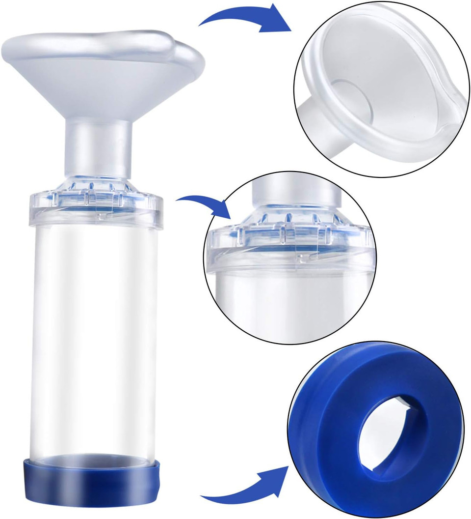 uwows Inhaler Spacer for Cats or Dogs,Aerosol Chamber for Pets,Come with Mask,Helps Pets with Delivering Medication