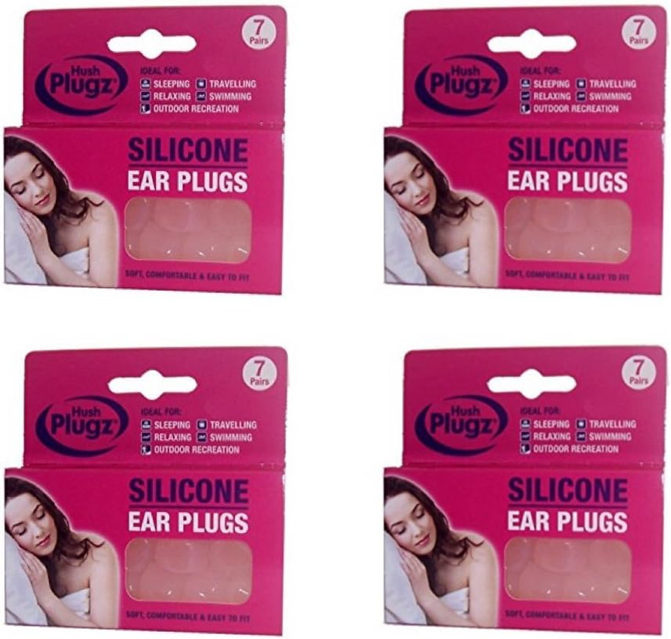 Hush Plugz 4 X Silicone Earplugs (Price inclusive of VAT)