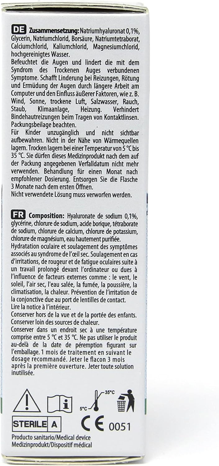 Xailin Tears 0.1% HA 10 Millilitres x1 Pack