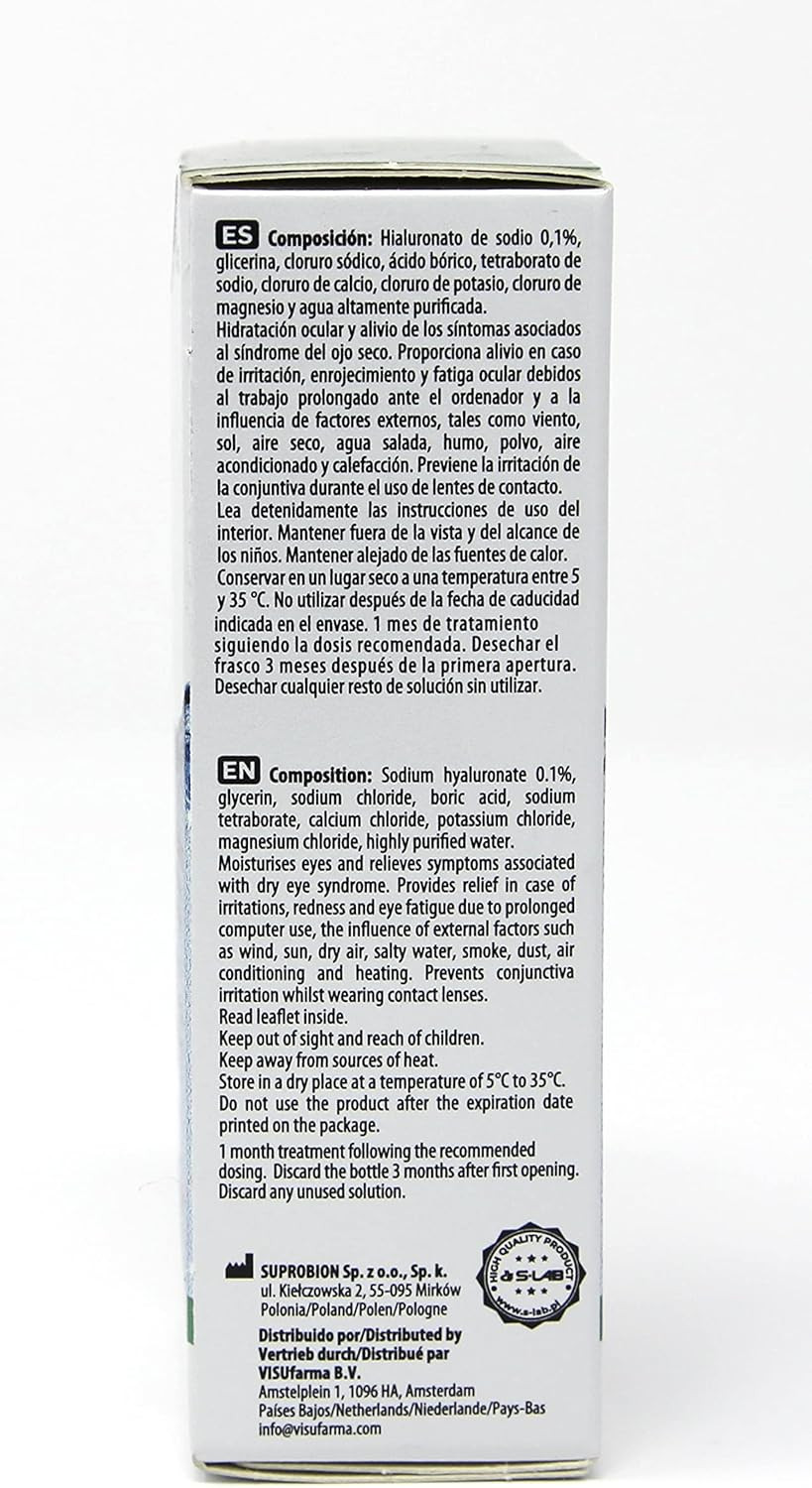 Xailin Tears 0.1% HA 10 Millilitres x3 Pack