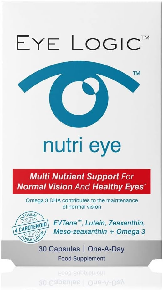 Eye Logic Dry Eye Spray | Fast, Effective Relief for Dry, Irritated Eyes | Easy-to-Use Application | 100+ Sprays | Ideal for Contact Lens Wearers | 10ml