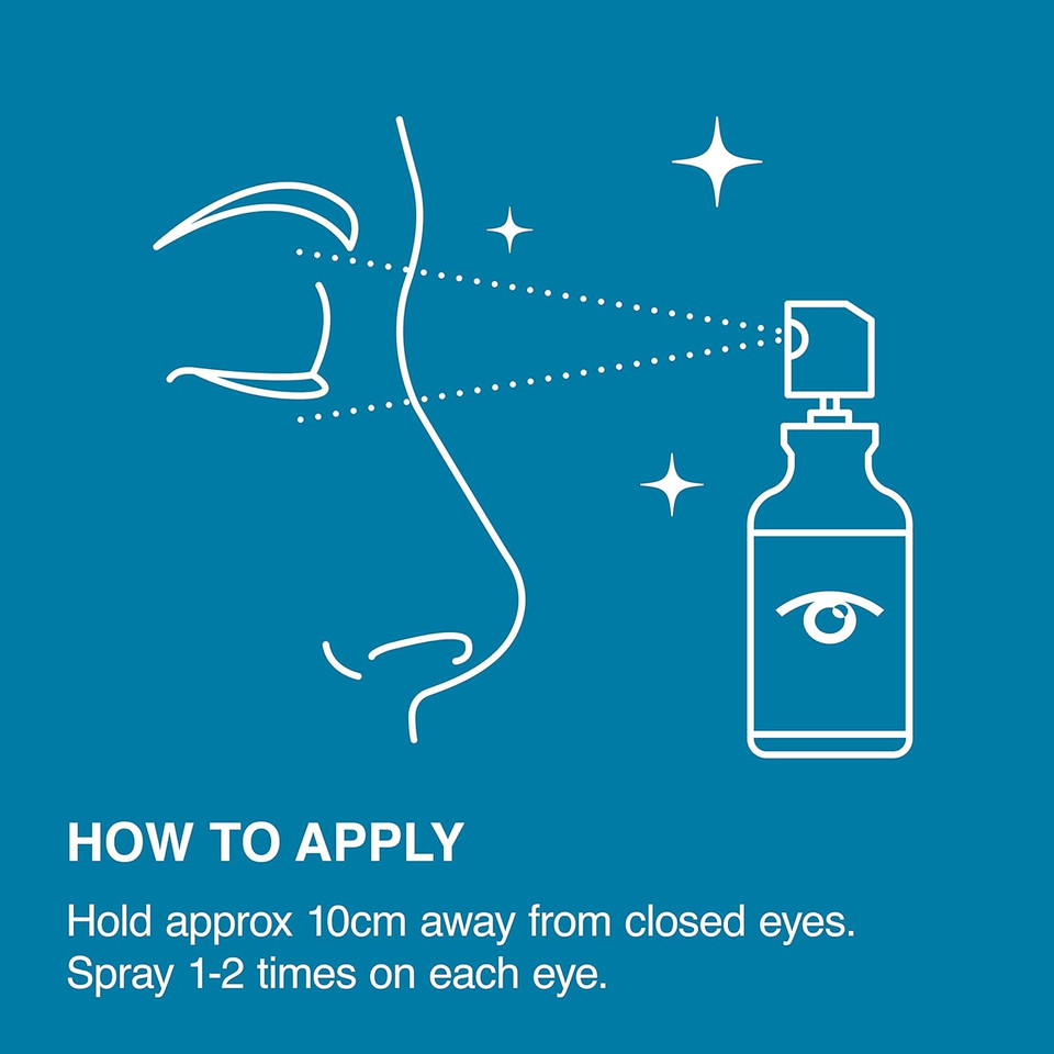 Eye Logic Dry Eye Spray | Fast, Effective Relief for Dry, Irritated Eyes | Easy-to-Use Application | 100+ Sprays | Ideal for Contact Lens Wearers | 10ml