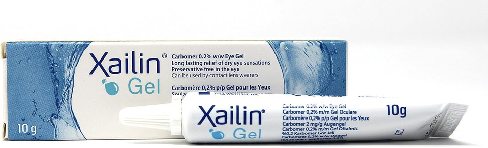 Xailin Gel - Dry Eye Lubricant 10 Grammes x6 Pack