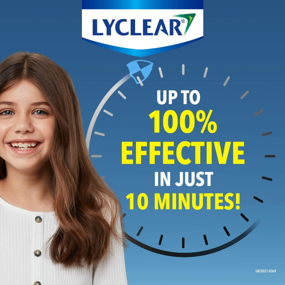 Lyclear Express Treat & Protect Lotion - Kills Head Lice & Eggs  Effective in Just 5 minutes on Head Lice & Helps Protect for up-to 72 hours*  100ml Lotion Format