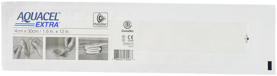 Convatec D0135995 Aquacel Extra Dressing, 4cm x 30cm, Pack of 10