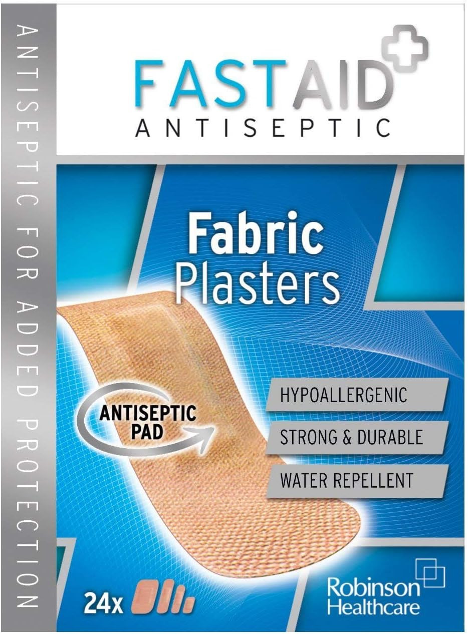 Fastaid Breathable Fabric Plasters 24 (Packaging may vary)