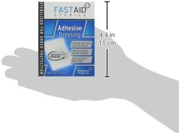 Fast Aid Sterile Dressing Adhesive Pads - Pack of 15