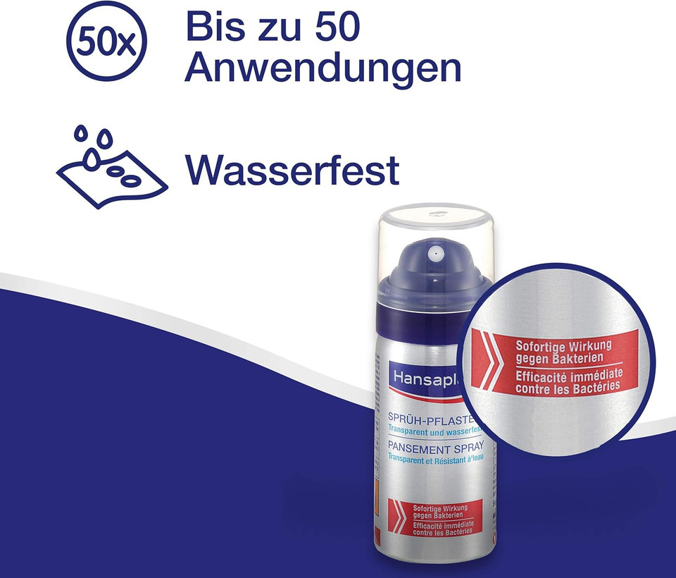 Hansaplast Sprüh Pflaster 32,0ml [Badartikel]