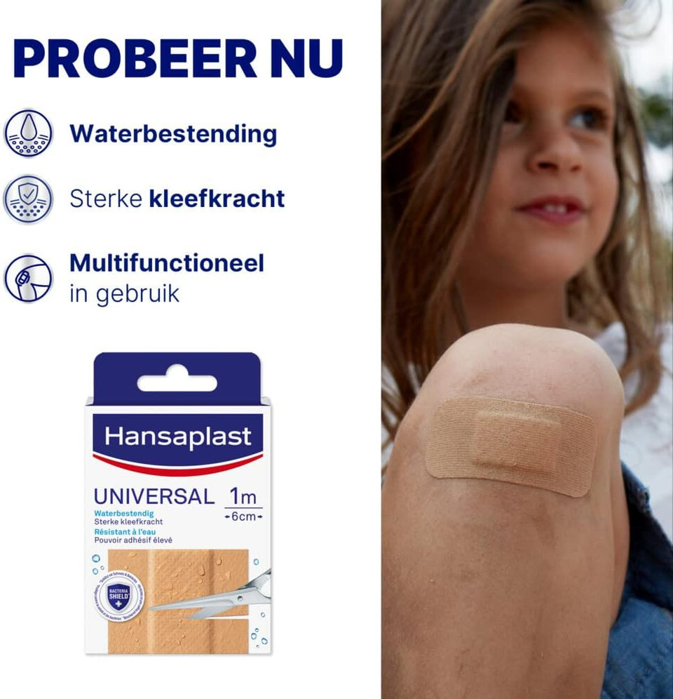 HANSAPLAST - Pansements- Universel - 10 Bandes