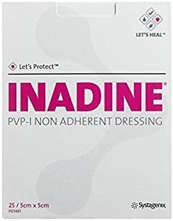 Inadine 5cm x 5cm (x25)
