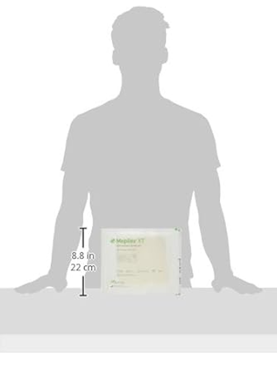 Mepilex 211360 Specialist Foam Silicone Dressing, Non Bordered, 15 cm x 16 cm (Pack of 5)