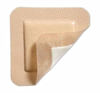 Border Foam Dressing Self-Adherent Absorbent 3 X 3 5/Bx by Mepilex