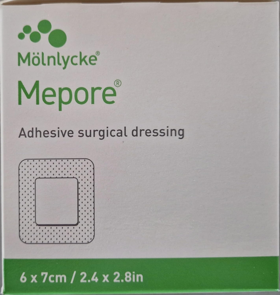 Mepore 99XX0097 Dressing, 6cm x 7cm, Pack of 60, White