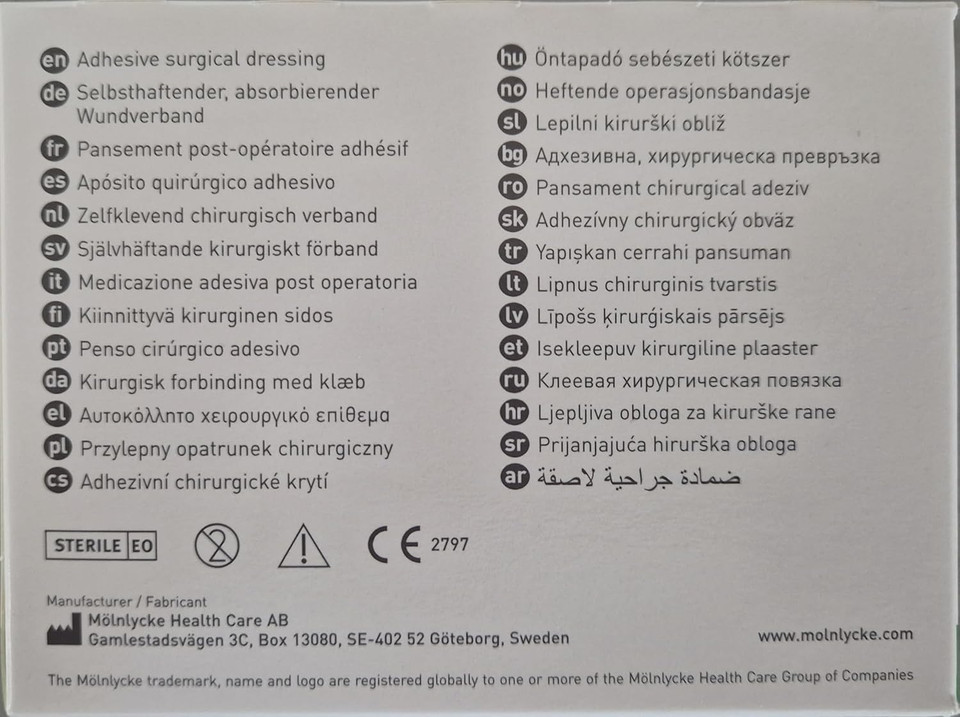 Mepore 99XX0097 Dressing, 6cm x 7cm, Pack of 60, White