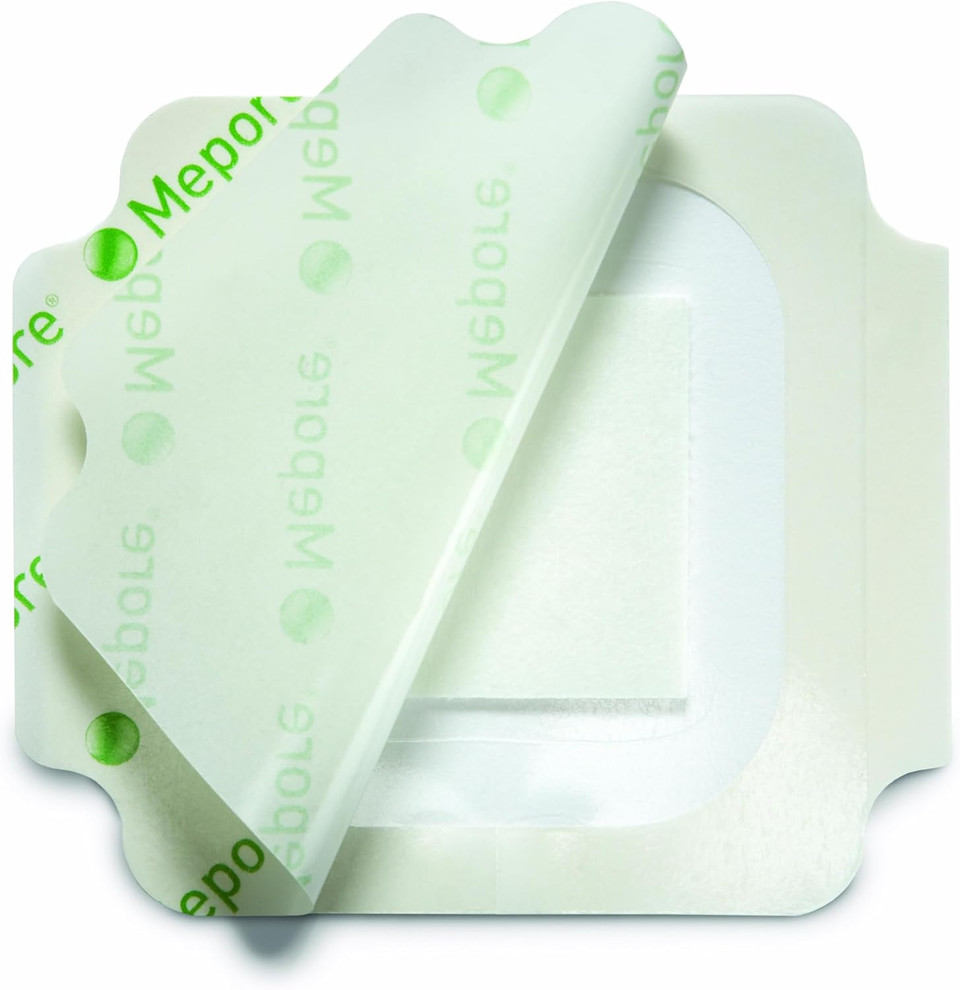 Mepore Film and Pad Self-Adhesive Dressing, 10 x 9 cm