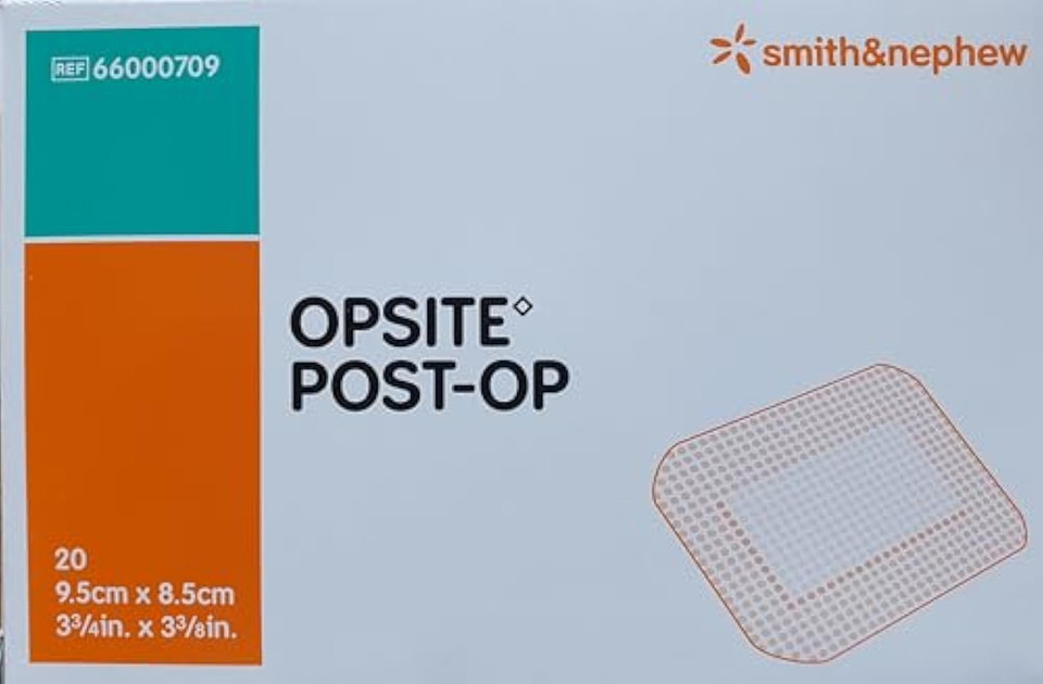 Opsite Post-Operative Dressing, 9.5 x 8.5 cm
