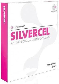 Silvercel Antimicrobial Dressing 11cm x 11cm x 10
