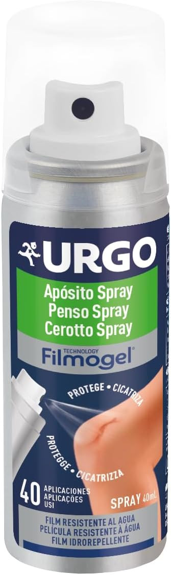 Urgo - Filmogel® Dressing Spray - Invisible, Healing and Waterproof - 40 ml Spray, 40 Applications