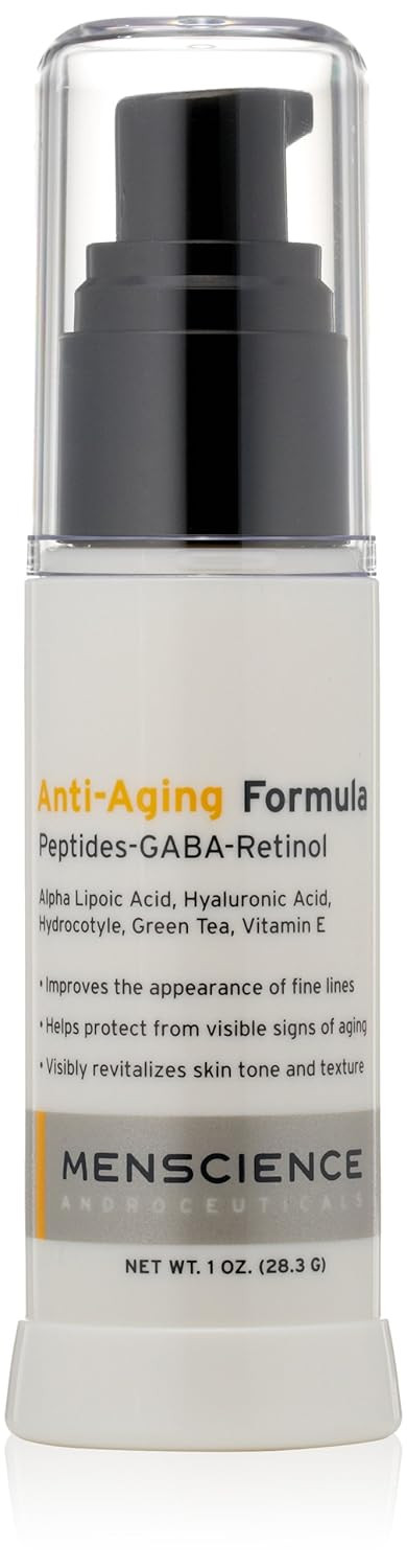 Menscience Androceuticals Retinol Anti-Aging Formula Cream, 1 Oz