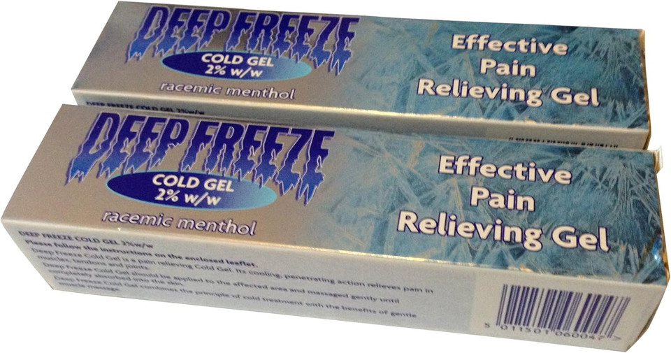 Deep Freeze Cold Gel Fast Targeted Pain relief, Multipack of 2, (35g each)