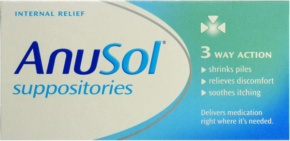 2 x Anusol Suppositories 24 (3 Way action)
