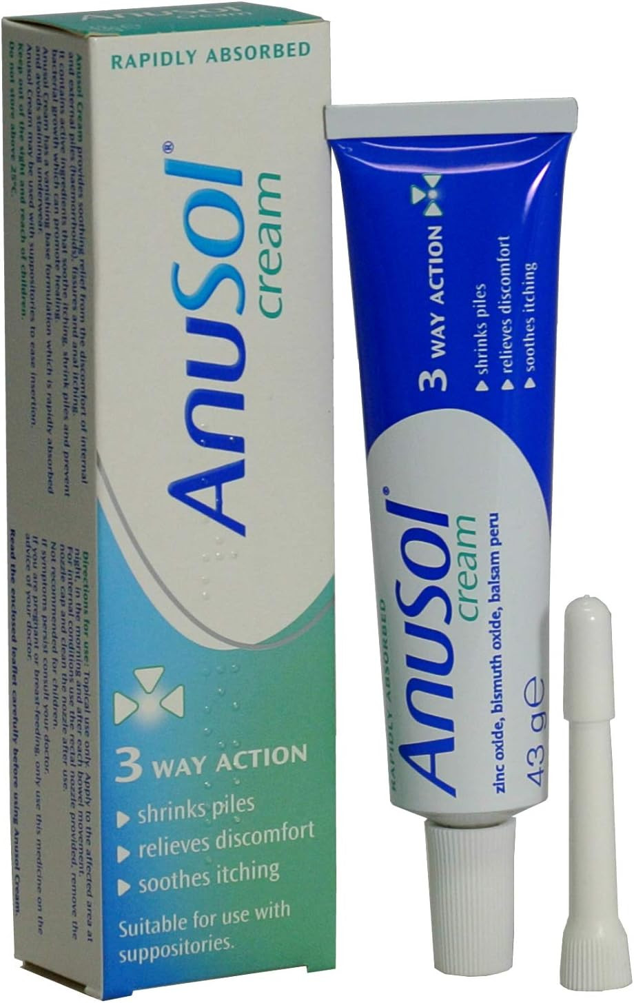 Anusol Cream 43g x 3 Packs