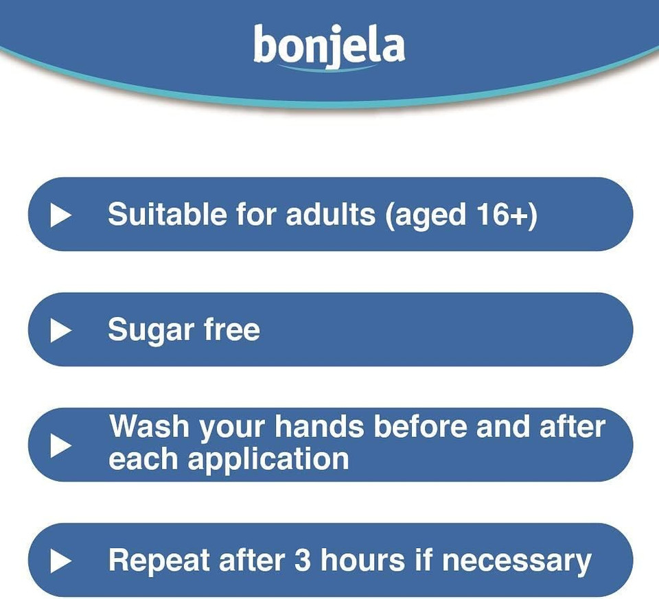 Bonjela Adult Gel, 15g X 2, 30g Total, Oral Gel, Mouth Ulcer, Gum Pain Relief, Antiseptic, Cold Sore, Dental Gel, Protects Mouth, Effective Pain Relief, Cold Sores, Medication