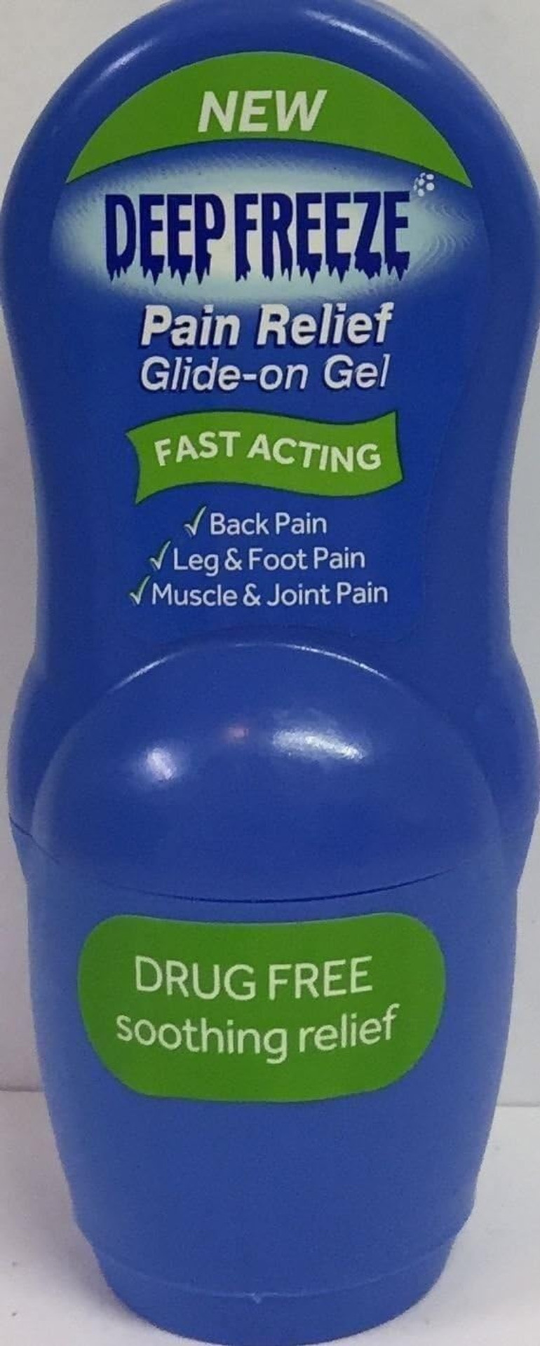 SIX PACKS of Deep Freeze Pain Relief Glide On Gel 50g