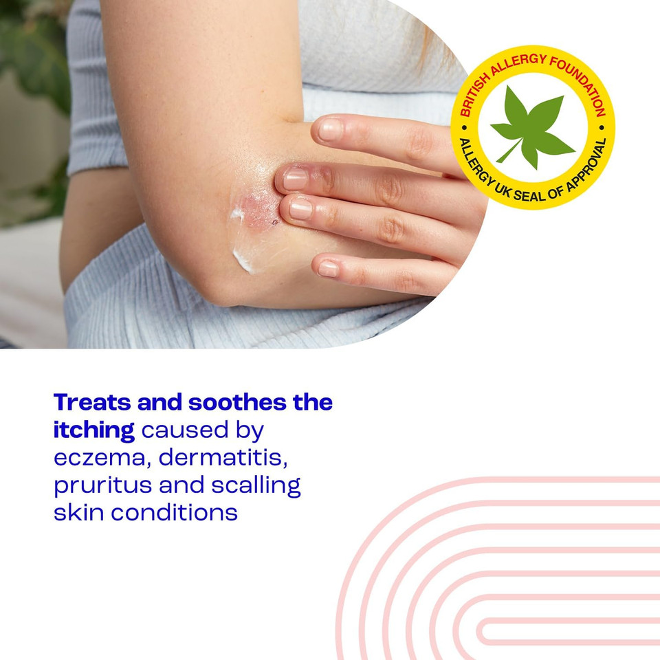 E45 Itch Relief Cream 50 g  Anti Itch Cream for Skin Irritation  Non-Greasy E45 Cream to Relieve Itching  Eczema Dermatitis Cream  Instantly Soothes and Calms Skin - E45 for Itching