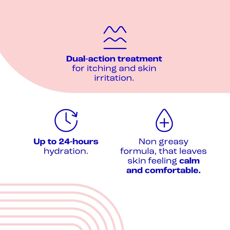 E45 Itch Relief Cream 50 g  Anti Itch Cream for Skin Irritation  Non-Greasy E45 Cream to Relieve Itching  Eczema Dermatitis Cream  Instantly Soothes and Calms Skin - E45 for Itching