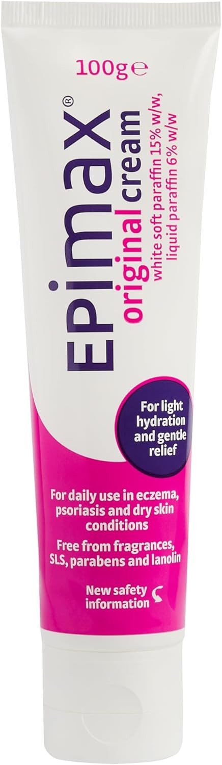 Epimax Cream 100g for Eczema/Psoriasis - SLS Free (2 x 100g Creams)