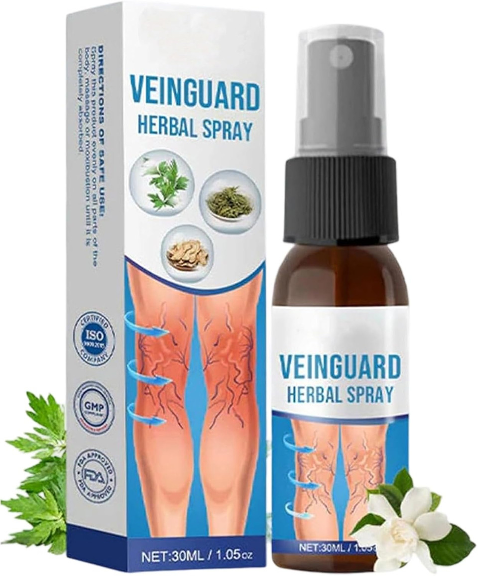 Veinguard her-bal Spray, 30ml Natural Plant Vein Soothing Spray, Veinhealing varicose Vein Treat-Ment for Legs, Improve Appearance for All Skin Types Veinguard her-bal Spray, 30ml Natural Plant Vein Soothing Spray, Veinhealing varicose Vein Treat-Ment for Legs, Improve Appearance for All Skin Types