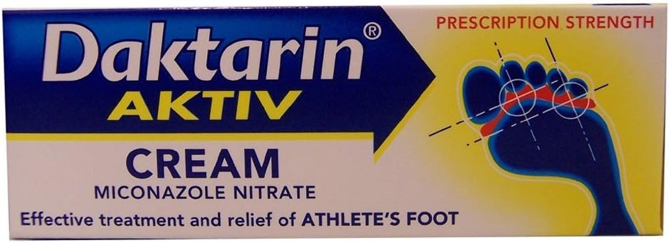 Daktarin Aktiv Cream for Athletes Foot x30g