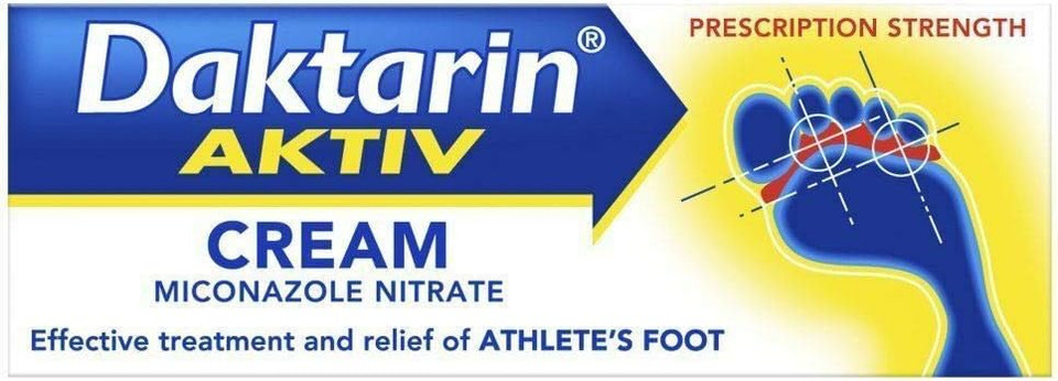 Daktarin Aktiv Cream for Athletes Foot, 15g