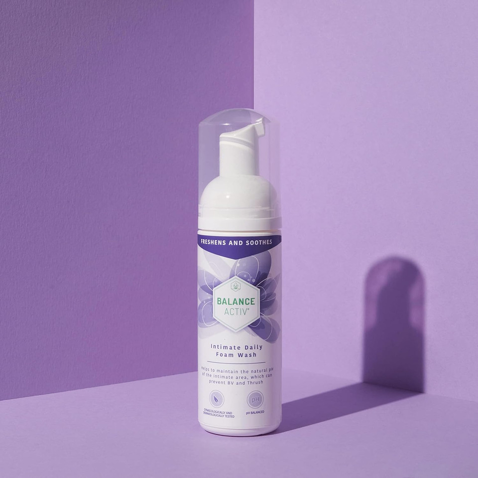Balance Activ pH Balanced Intimate Daily Foam Wash, Relieves Vaginal and Vulval Discomfort (150ml)