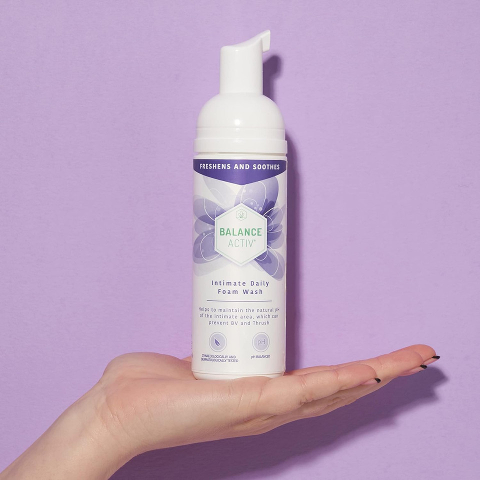 Balance Activ pH Balanced Intimate Daily Foam Wash, Relieves Vaginal and Vulval Discomfort (150ml), 3 Pack Balance Activ pH Balanced Intimate Daily Foam Wash, Relieves Vaginal and Vulval Discomfort (150ml), 3 Pack