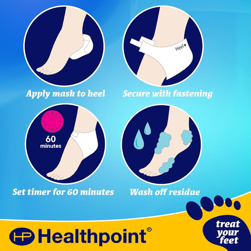 Healthpoint Exfoliating Heel Peel with AHA & BHA