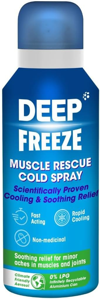Deep Freeze Muscle Rescue Cold Spray 72.5 ml (Pack of 1)