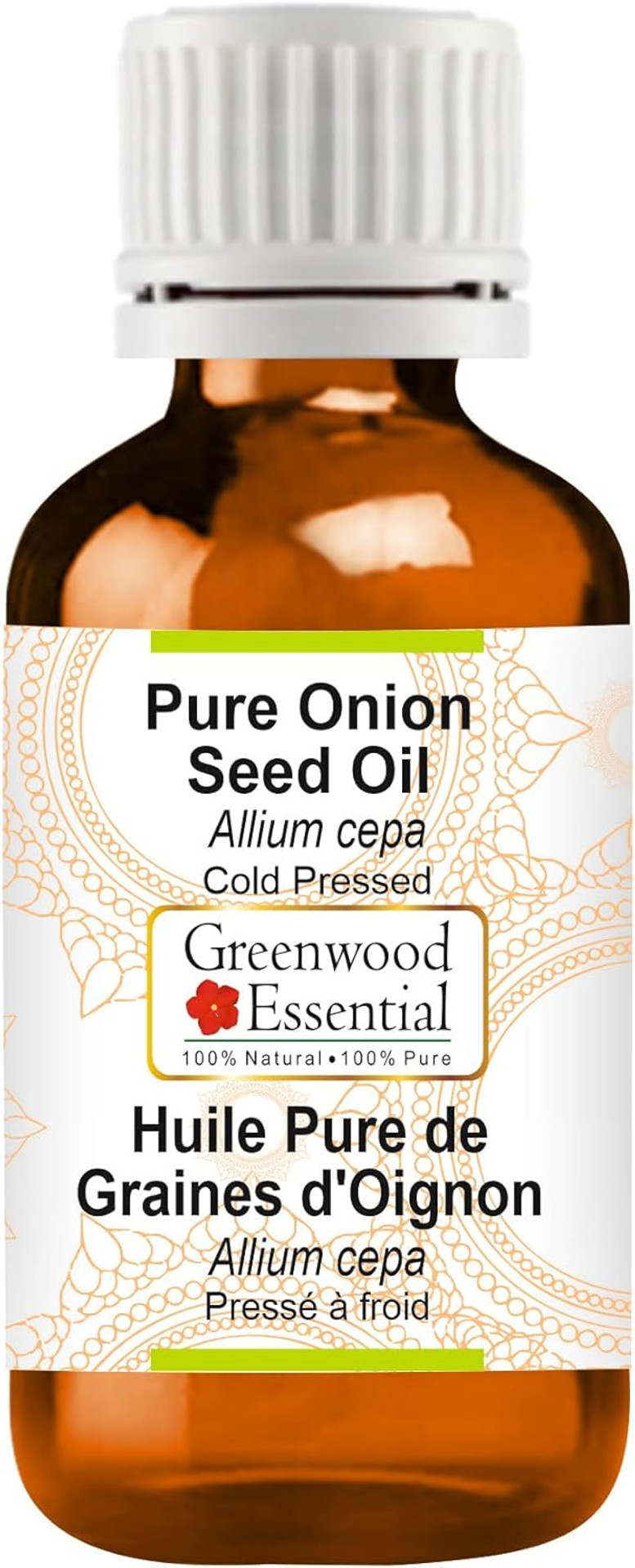 Greenwood Essential Pure Onion Seed Oil (Allium cepa) Cold Pressed 5ml (0.16 oz) Greenwood Essential Pure Onion Seed Oil (Allium cepa) Cold Pressed 5ml (0.16 oz)