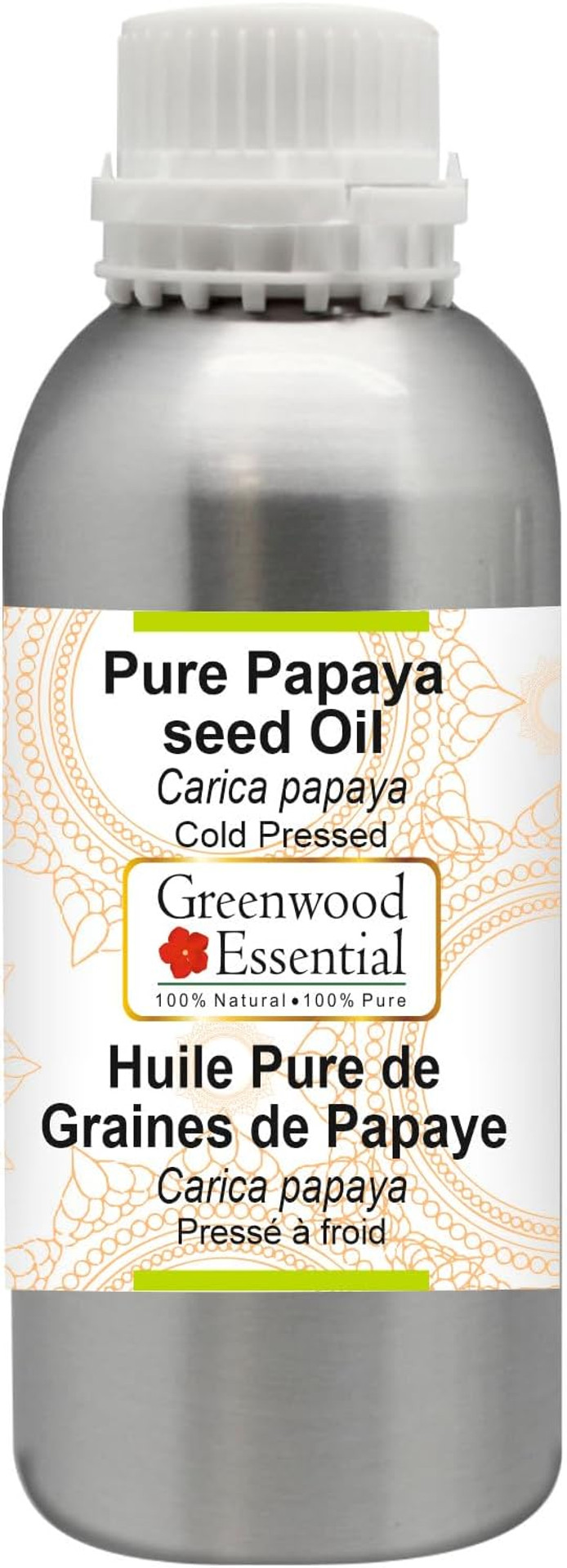 Greenwood Essential Pure Papaya Seed Oil (Carica papaya) with Glass Dropper Cold Pressed Natural Therapeutic Grade 100ml (3.38 oz) Greenwood Essential Pure Papaya Seed Oil (Carica papaya) with Glass Dropper Cold Pressed Natural Therapeutic Grade 100ml (3.38 oz)