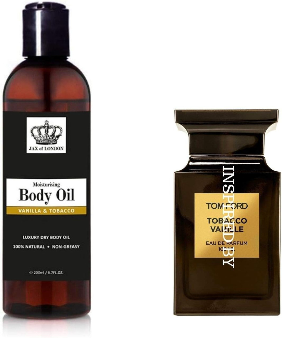 Jax of London Oud Wood Fragrance Body Oil, 200ml Moisturising Massage Oil for Skin, Body Oil for Dry Skin, Suitable for Massage, Firming, Stretchmarks Aromatherapy, and Relaxation with Amazing Smell