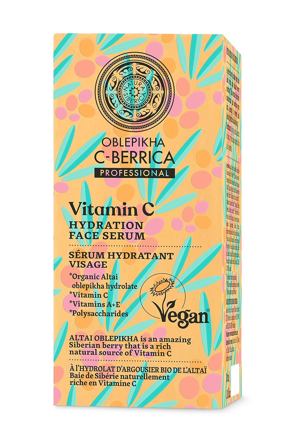 Natura Siberica C-Berrica Hydration Natural Face Serum 1.01 Fl Oz