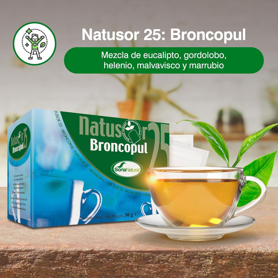 Soria Natural NATUSOR 25 BRONCOPUL 20 Filters